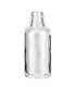 30 ml klare Glasflasche