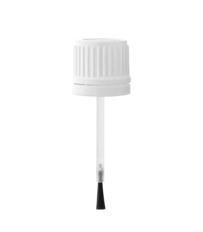 18 mm weiße Kappe mit Bürste – Präzises Auftragen