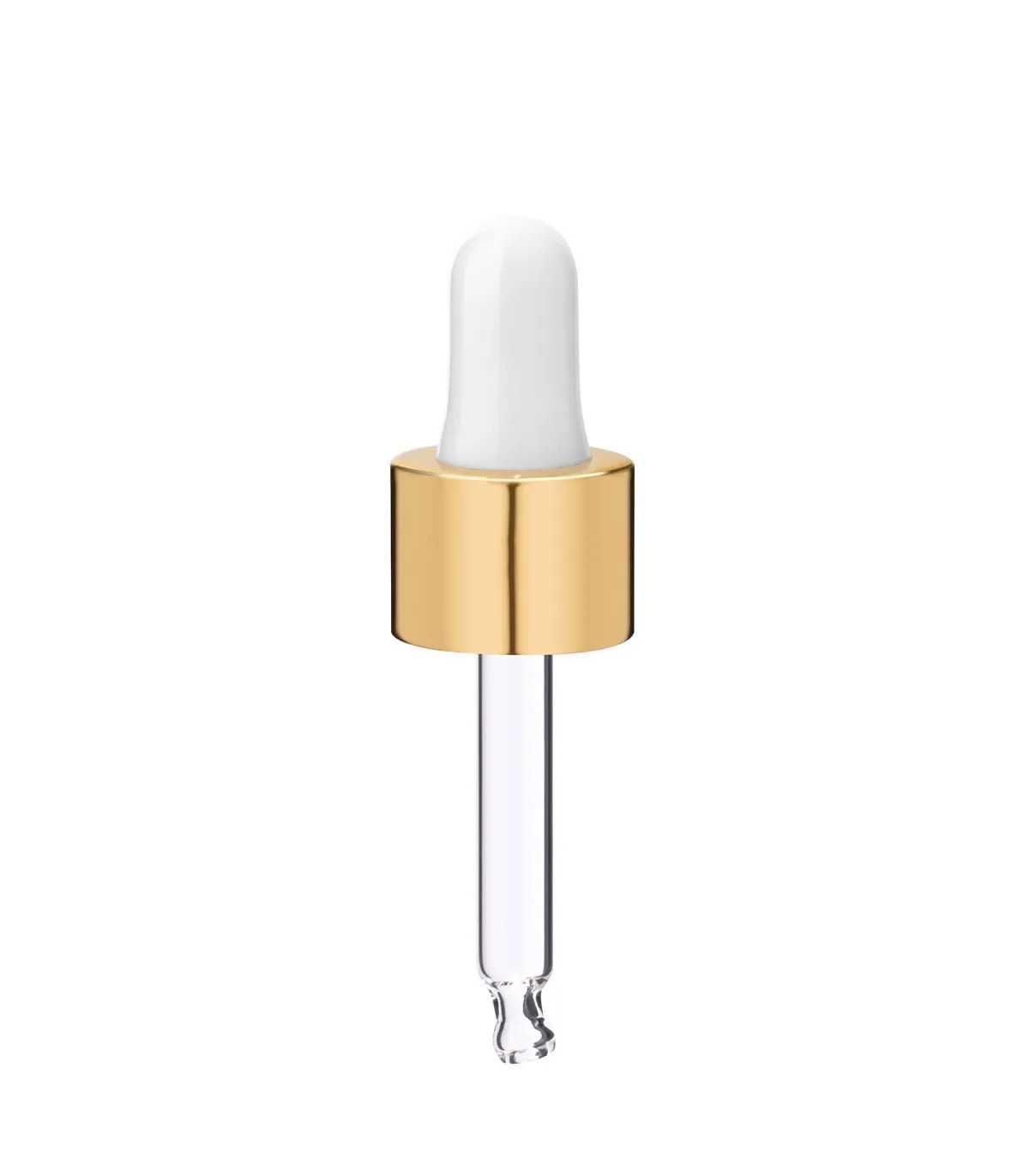 Glas Tropfpipette 18410 mit Goldverschluss 52 mm
