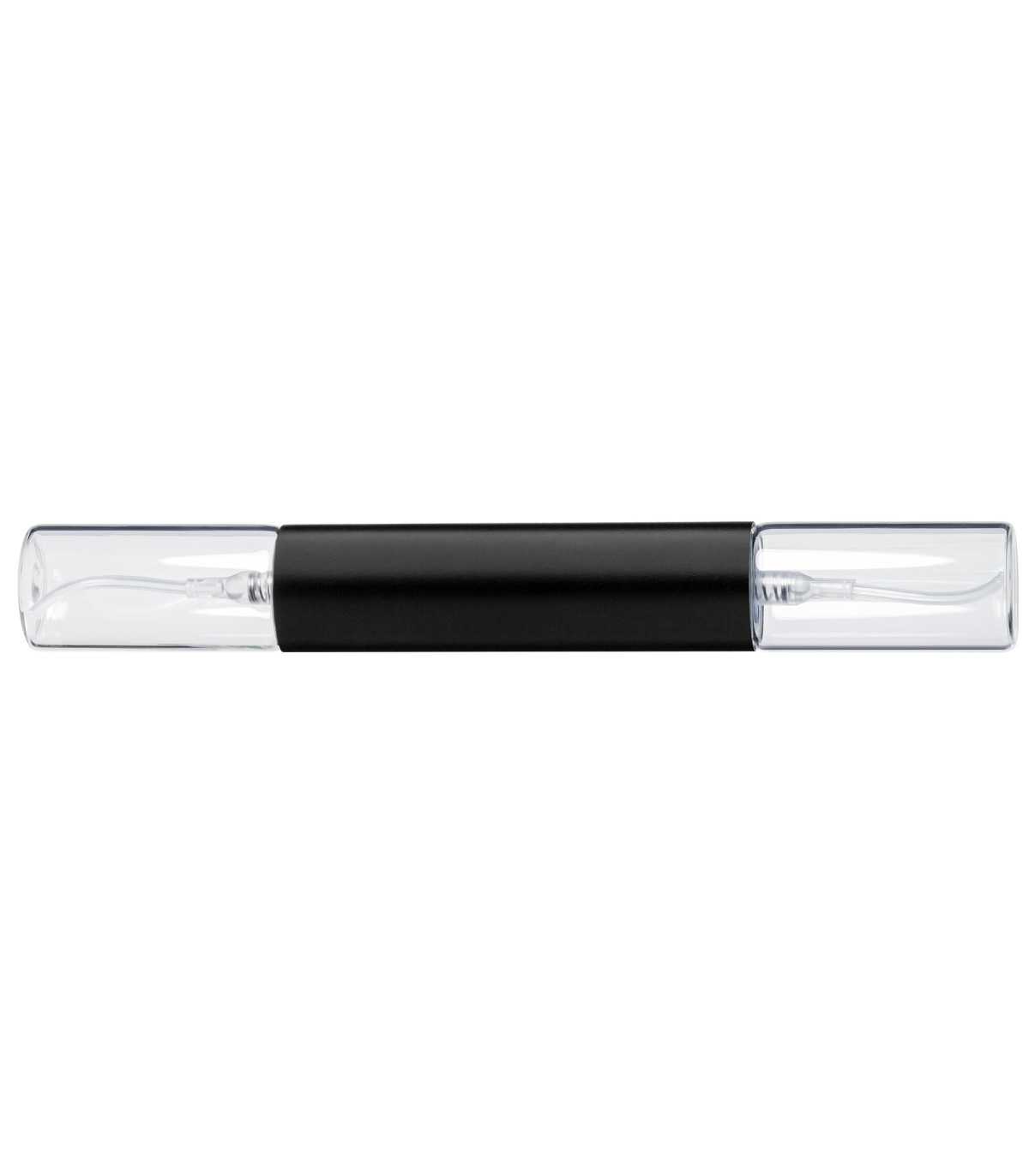 Glasfläschchen DUO 2 x 5 ml mit Aluminium-Zerstäuber