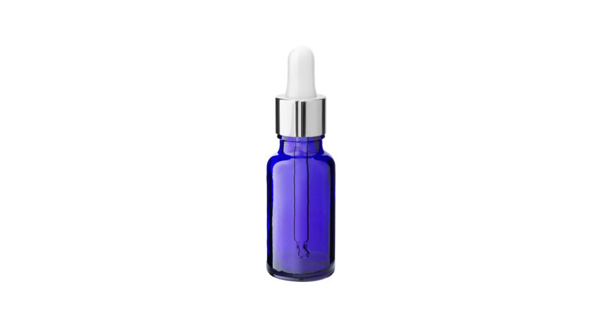 Pipettenflasche richtig wählen: Glaspipette, Glasflasche Blau und Dosierung für Kosmetik